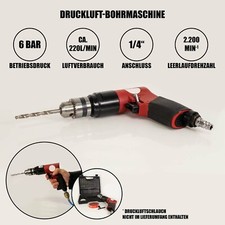 Druckluftbohrmaschine 21tlg